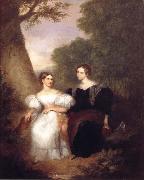 Asher Brown Durand Portrait of the Artist-s Wife and her sister Germany oil painting artist
